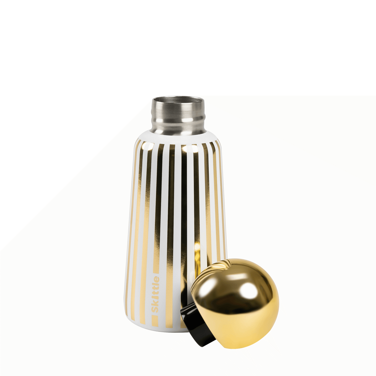 Skittle Bottle 300ml - Gold Stripe