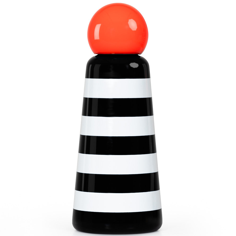 Skittle Bottle Original ストライプ & コーラル Skittle 500ml Water Bottle - Lund London