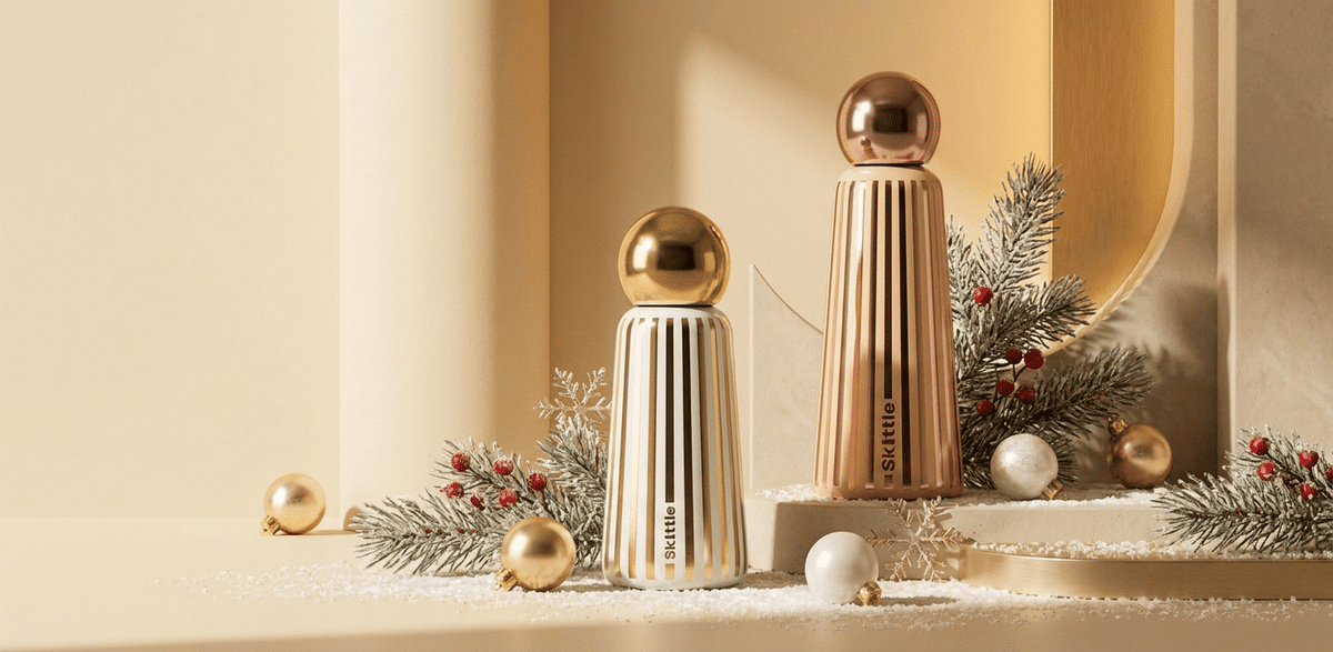 Skittle Bottle 500ml - Rose Gold