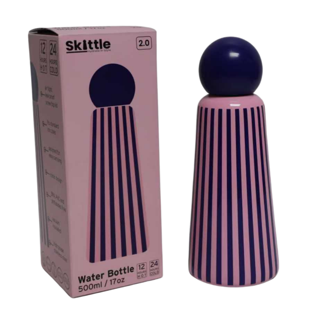 Skittle Stripe Bottles - 500ml