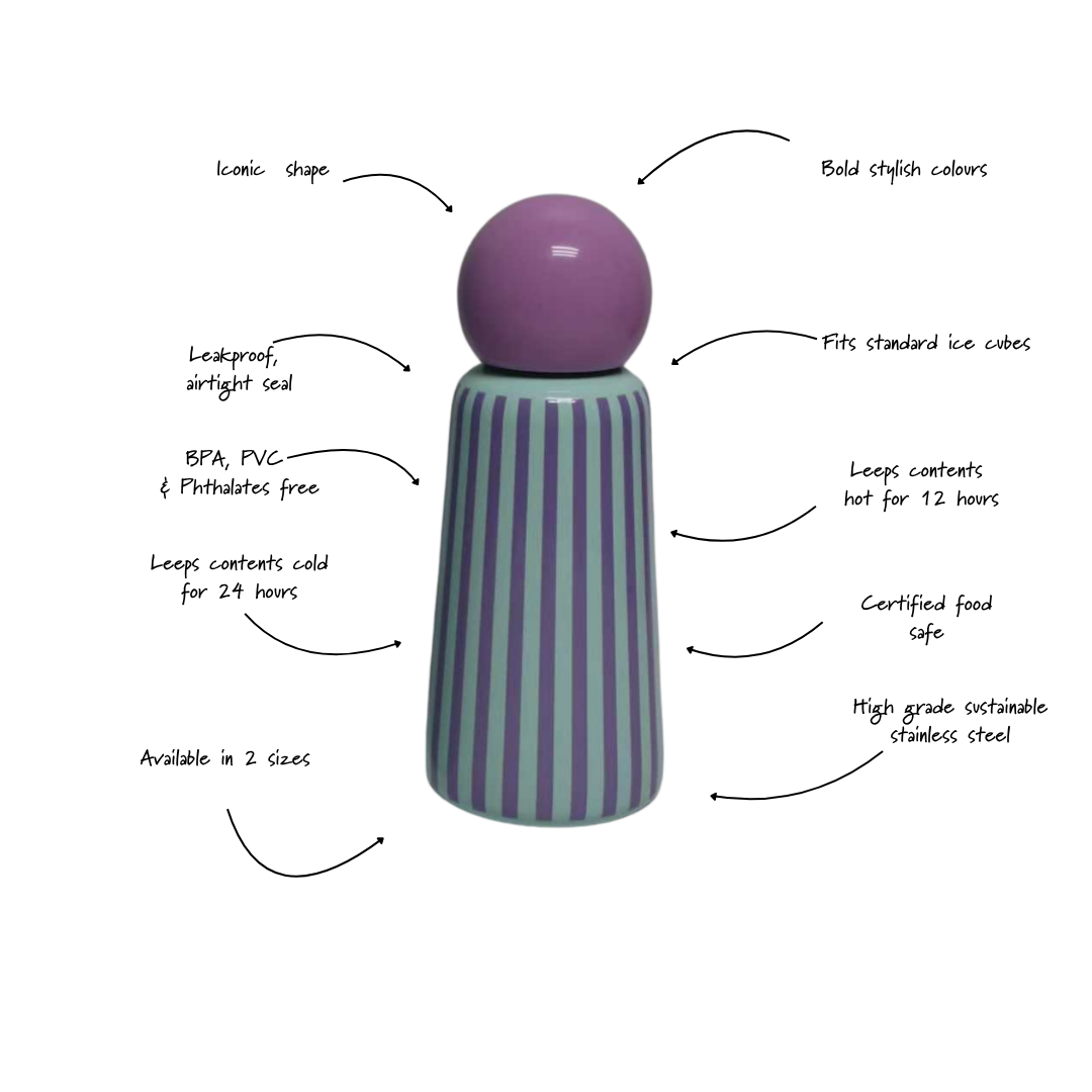 Skittle Stripe Bottles - 300ml